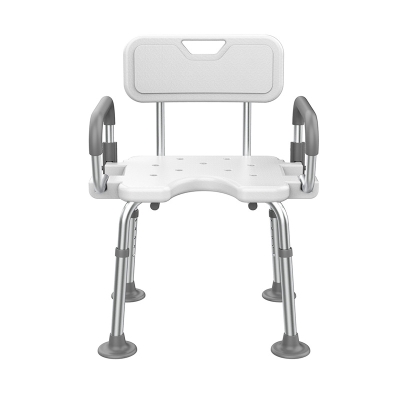 Alloy Toilet Chair Anti-slip Chair with Reversible Armrests