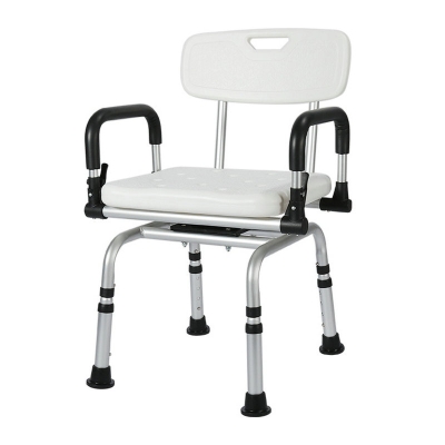 Rotatable Shower Chair Anti-slip Toilet Chair For Elderly and Pregnant Women
