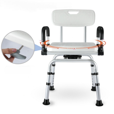 Rotatable Shower Chair Anti-slip Toilet Chair For Elderly and Pregnant Women