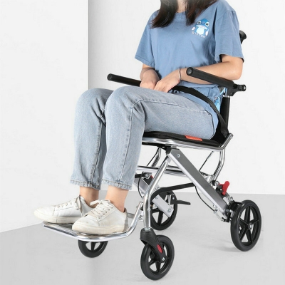 Foldable Medical Chair Portable Manual Wheelchair For the Elderly and Disabled