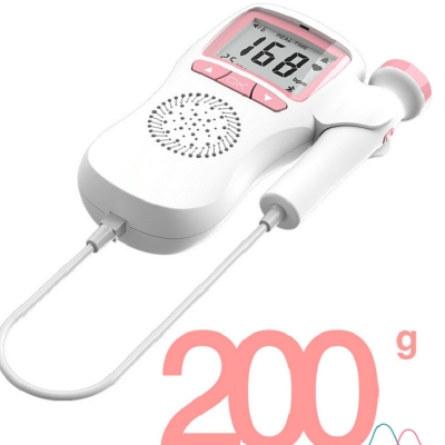 Bluetooth Fetal Doppler Home Pocket Ultrasound Baby Fetal Heart Rate Meter