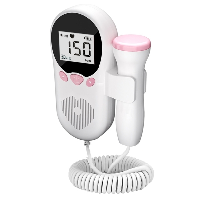 Medical Fetal Doppler Heartbeat Monitor Baby Fetal Heart Rate Detector for Pregnant Women