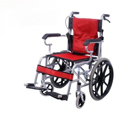 High Quality Lightweight Wheelchair Manual Folding Wheelchair for the Elderly