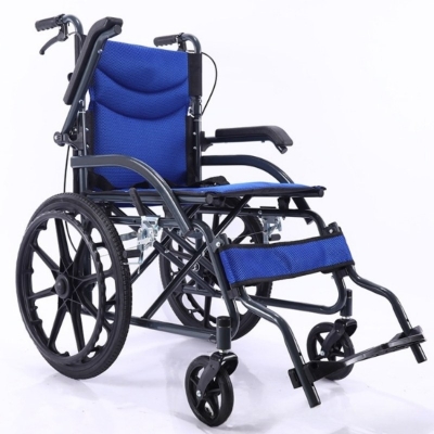 Rehabilitation Equipment Folding Wheelchair Light Weight Frame Manual Wheelchair