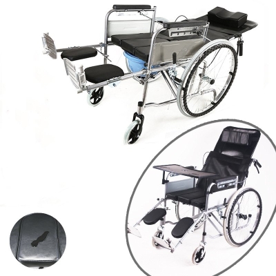 Portable Manual Wheel Chair Medical Folding Lightweight Travel Wheelchair with Spoked Tires