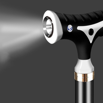 Aluminum Canes Adjustable Walker Aids Walking Sticks with LED Light