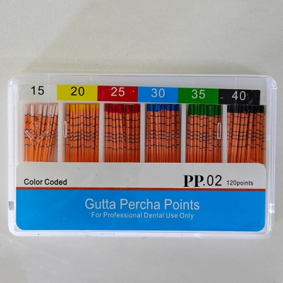 Dental Material Cotton Fiber Gutta Percha Point Absorbent Paper Points