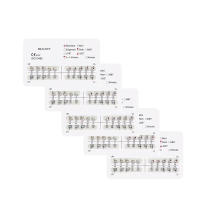 Dental Material Metal Tooth Brackets Dental Orthodontic Bracket