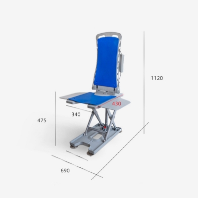 Electric Bath Lift Chair Motorized Shower Seat for the Elderly