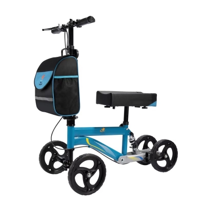 Medical Mobility Walking Rollator Steerable Knee Scooter for Foot Injured Adults