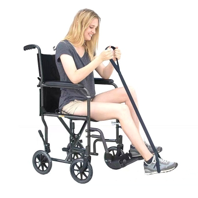 35 Inch Long Leg Lifter With Rigid Hand Strap and Foot Loop
