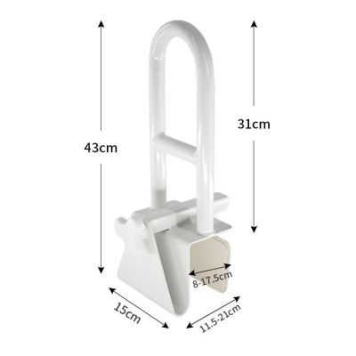 Adjustable Bathtub Safety Rail Shower Grab Bar