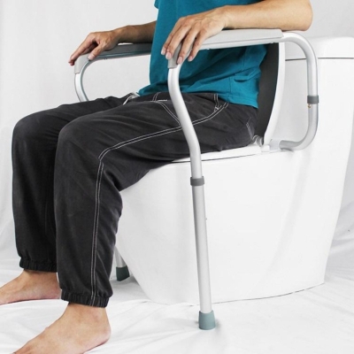 Height Adjustable Safety Frame Toilet Handrail