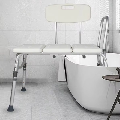 Adjustable Aluminum Shower Chair for the Elderly and Pregnant