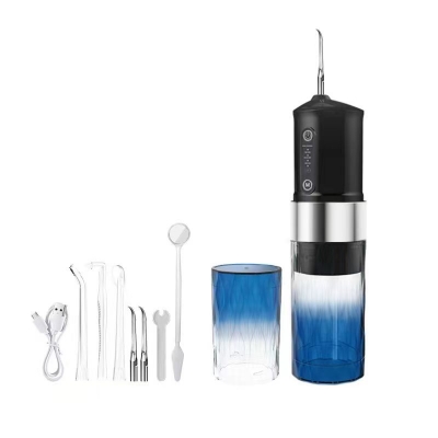 2-in-1 Ultrasonic Teeth Cleaner & Water Flosser – Electric Oral Care Device