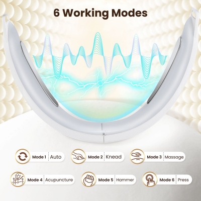 Wearable Microcurrent Facial Massager – EMS V-Face Lifting & Firming Beauty Device