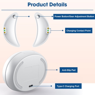 Electric Eye Care Massager – EMS Microcurrent & LED Red Light Therapy Eye Patches