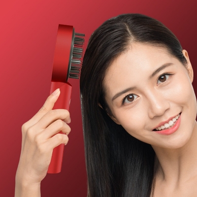 Electric Hair Comb Scalp Massager, Infrared Red Light Therapy Hair Oil Applicator Hair Brush