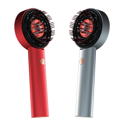 Electric Hair Comb Scalp Massager, Infrared Red Light Therapy Hair Oil Applicator Hair Brush