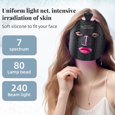 LED Red Light Facial Mask - Professional Skin Rejuvenation Therapy