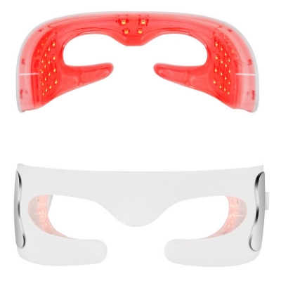 LED Red Light Eye Massager with Vibration and Heat – Silicone Eye Care Device for Wholesale