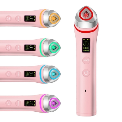6-in-1 Light Therapy Eye Wand – LED Eye Care Device for Daily Eye Rejuvenation