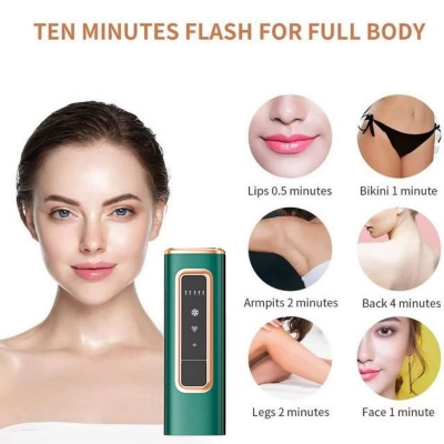 Handheld IPL Hair Removal Device - Permanent Painless Home Epilator
