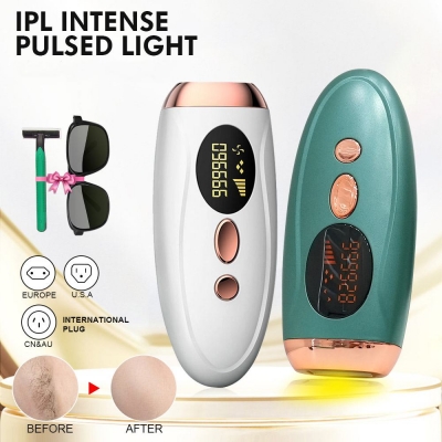 Portable IPL Hair Removal Handheld Epilator Long-Lasting Device for Home Use
