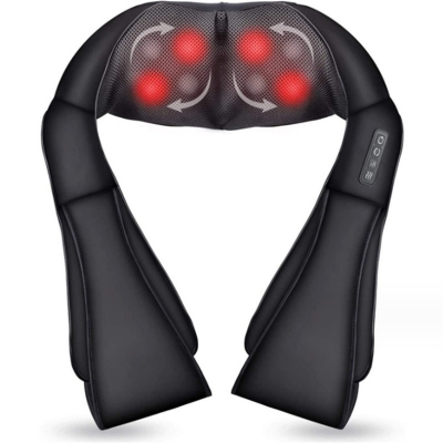 Shiatsu Back Shoulder and Neck Massager with Heat &ndash; Deep Tissue Massage Device