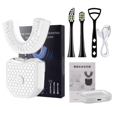 U-Shape Wireless Sonic Toothbrush - 360&deg; Automatic Electric Teeth Whitening