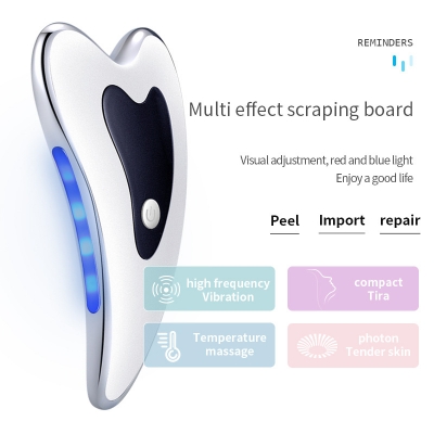 Viral Microcurrent Gua Sha Face Massager - TikTok Trendy Electric Facial Lifting Tool