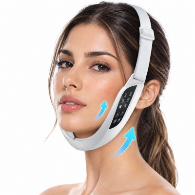 Wearable Microcurrent Facial Massager &ndash; EMS V-Face Lifting & Firming Beauty Device