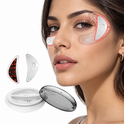 Under Eye Care Device &ndash; EMS Red Light Therapy Massage Patch for Eye Care
