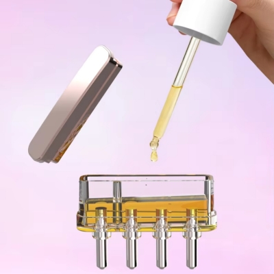 Air Cushion Scalp Massage Comb with Vibration - Hair Serum Dispenser & Oil Applicator Brush