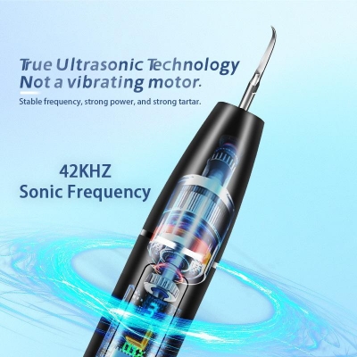 Ultrasonic Teeth Cleaner with LED Display – Electric Tartar Remover for Oral Care