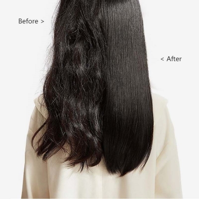 Cordless Ionic Hair Straightener Brush - Rechargeable Travel Hair Styler