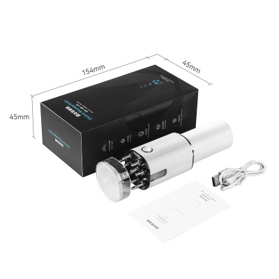 Rechargeable Red Light Scalp Massager with Serum Applicator - Portable Hair Growth Treatment Comb