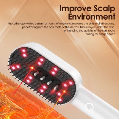 Multi-functional Hair Growth Brush – Portable Rechargeable Smart Hair Care Device for Wholesale