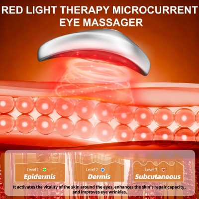 Under Eye Care Device – EMS Red Light Therapy Massage Patch for Eye Care